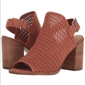 Steve Madden Women's Perforated Block Heel Sandals